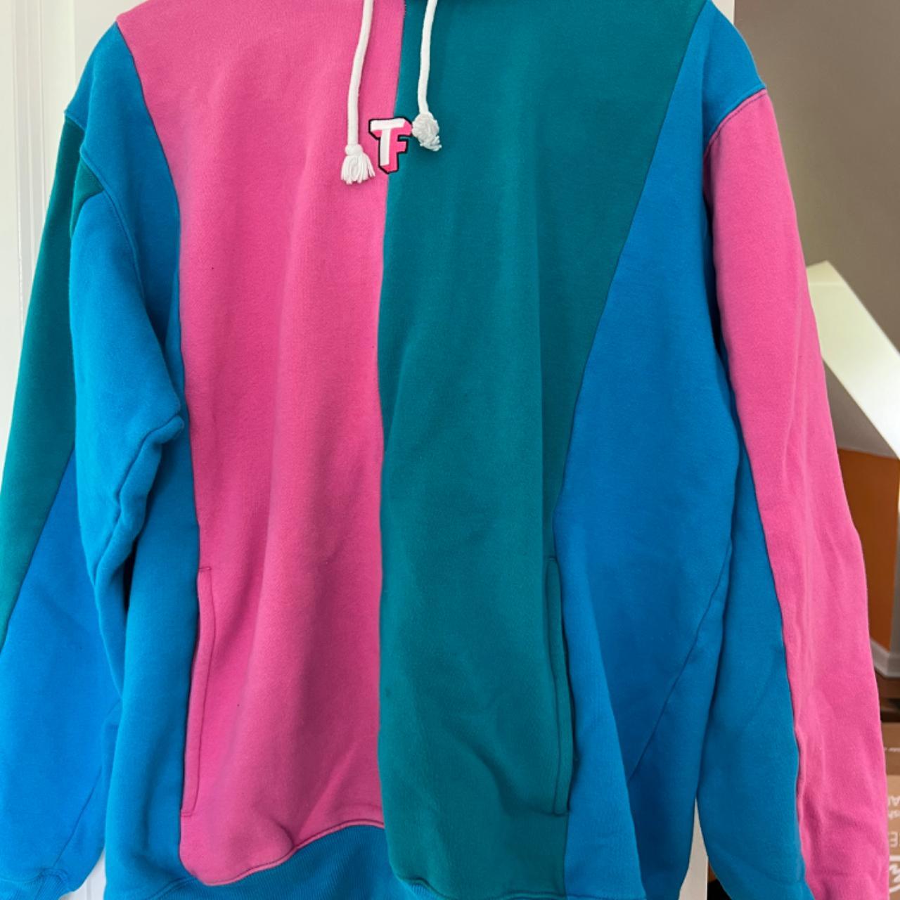 Teddy fresh pink sale and blue hoodie