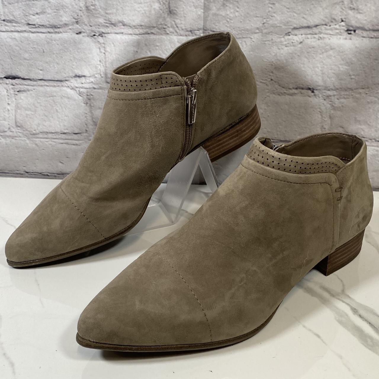 Vince camuto jannie outlet suede ankle bootie