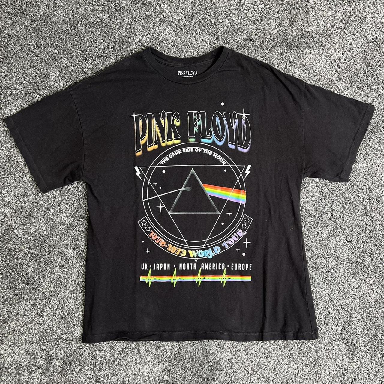 Pink Floyd 1970s World Tour Tee Size Small Really... - Depop