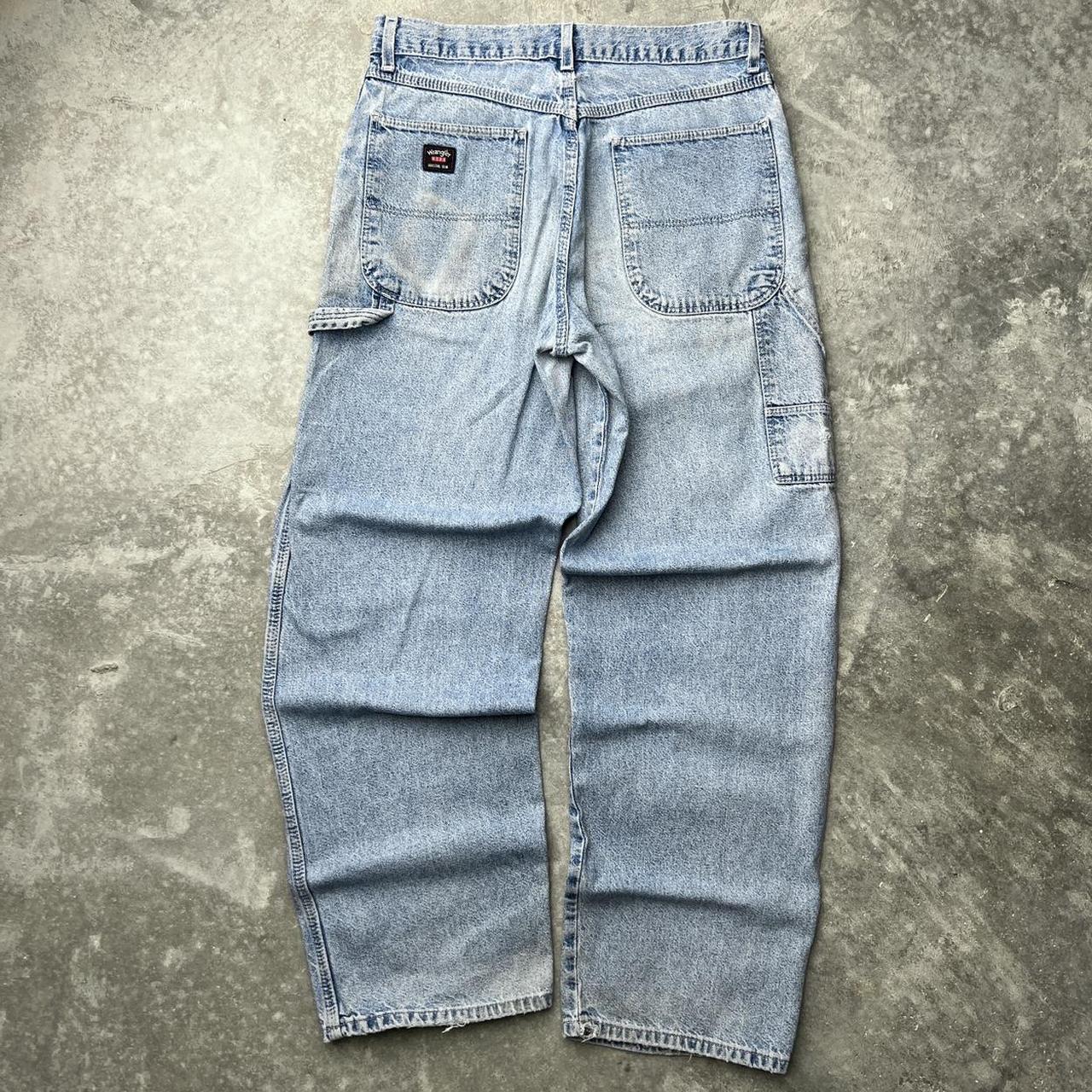 Vintage Wrangler Carpenter Jeans 30W x 32L Great... - Depop