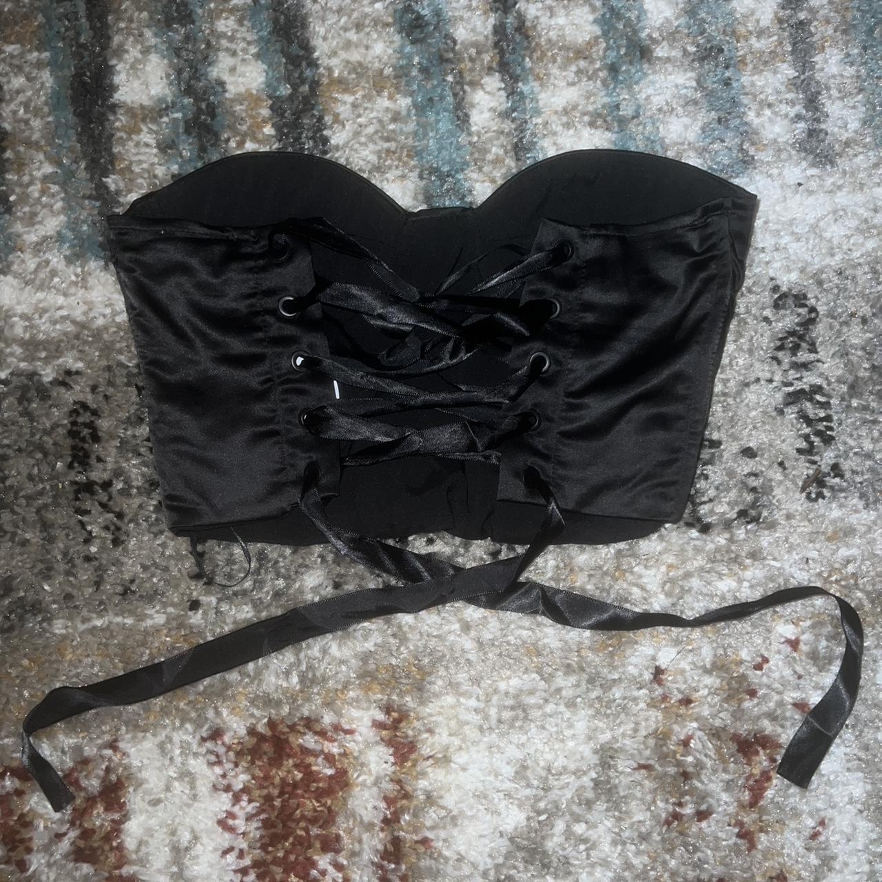 Princess Polly Women's Black Corset Depop