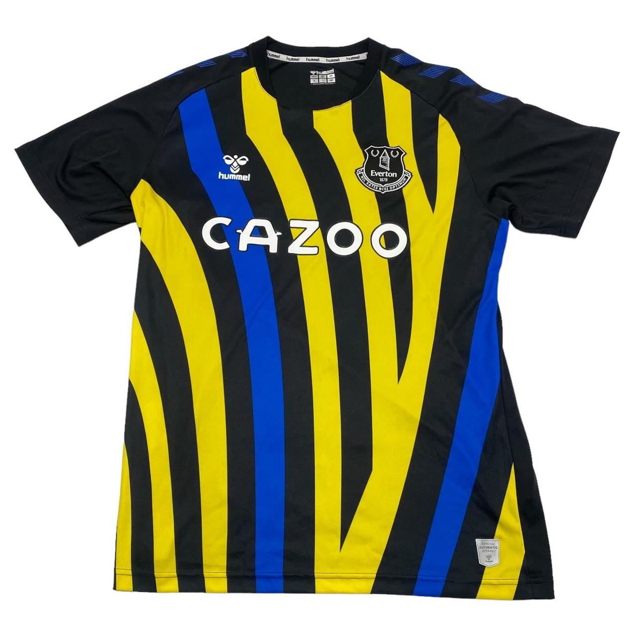 Hummel EVERTON FC Football Shirt Soccer Jersey Depop