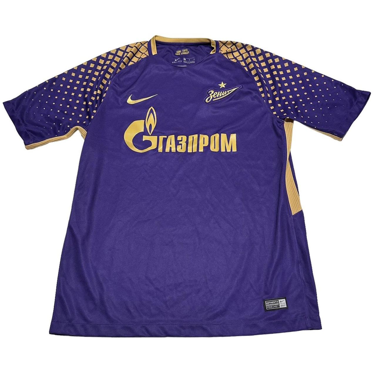 purple and gold nike shirt
