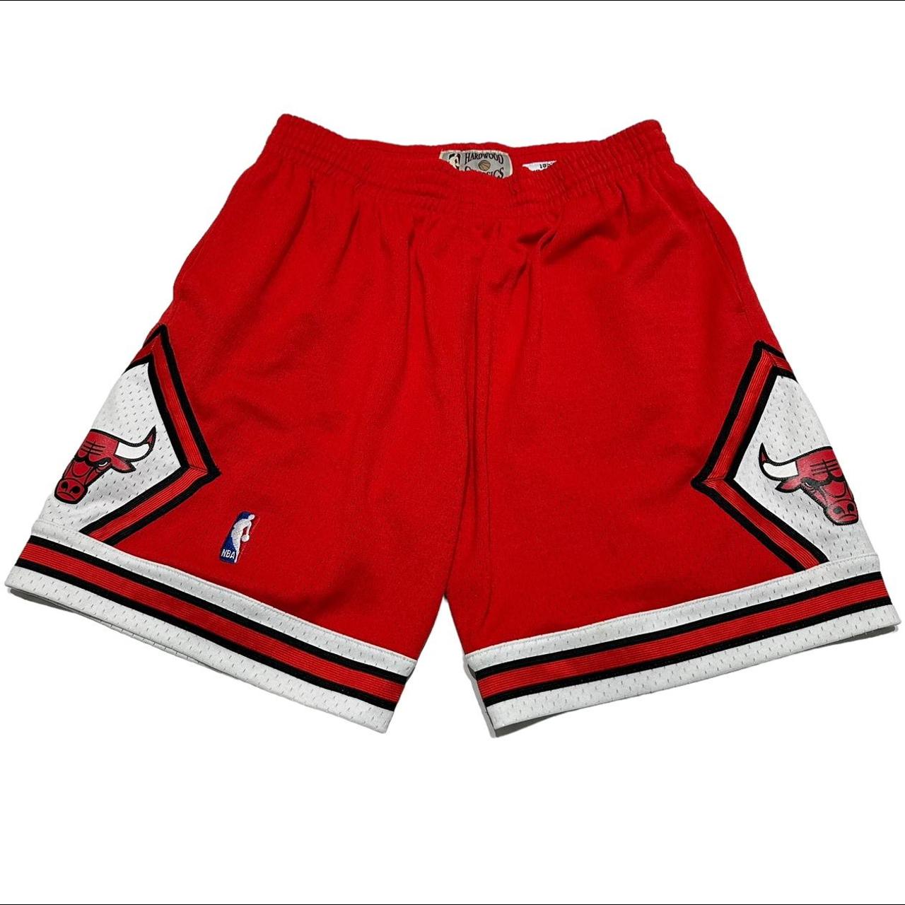 CHICAGO BULLS SHORTS Mitchell & Ness Hardwood... - Depop