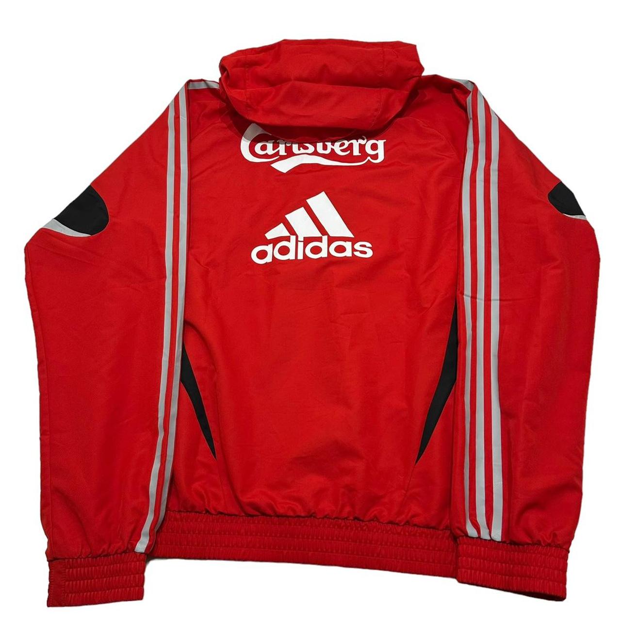 ADIDAS Liverpool FC Full Zip Jacket 2008 3 stripes | Depop