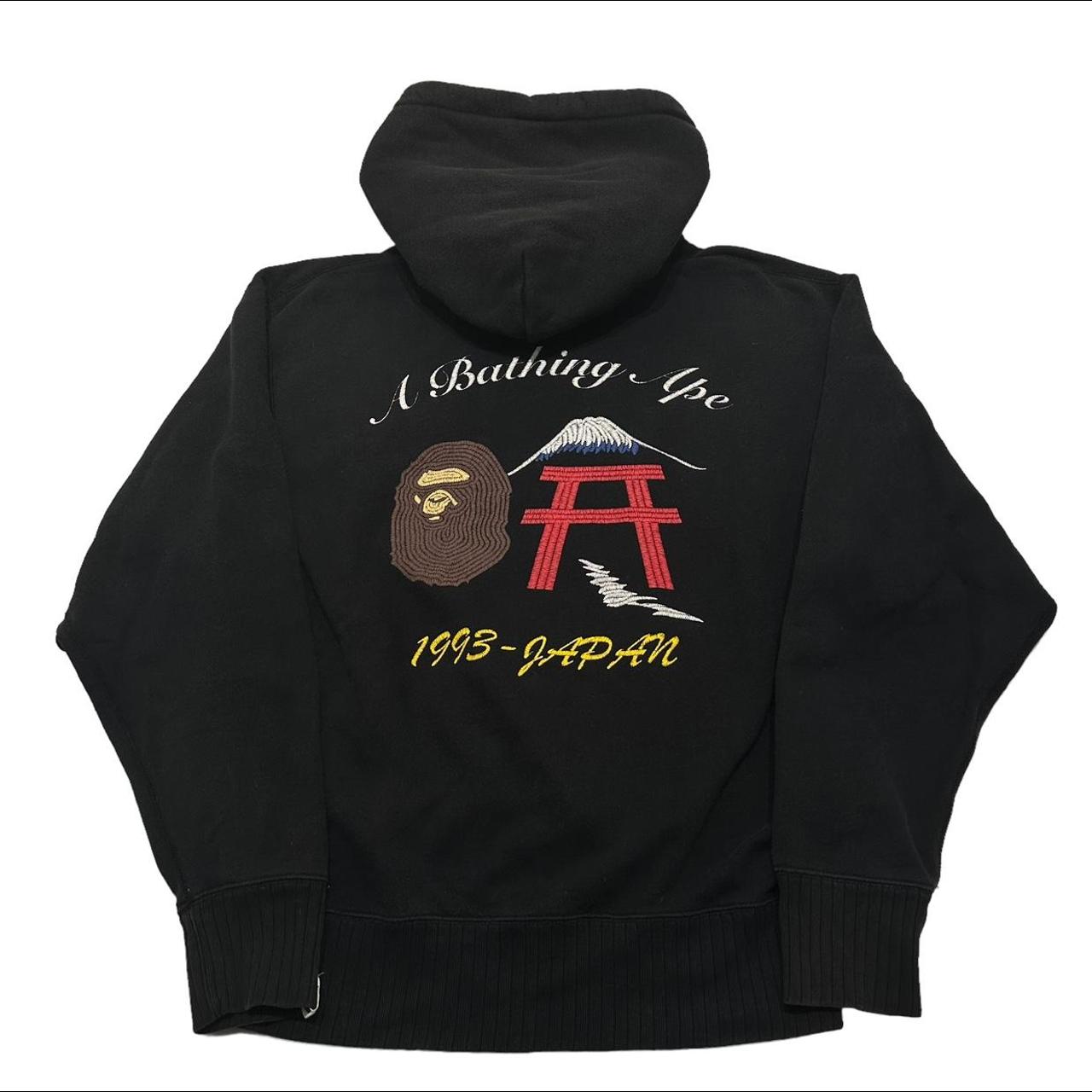 BAPE A Bathing Ape Hoodie Pullover Jumper retro | Depop