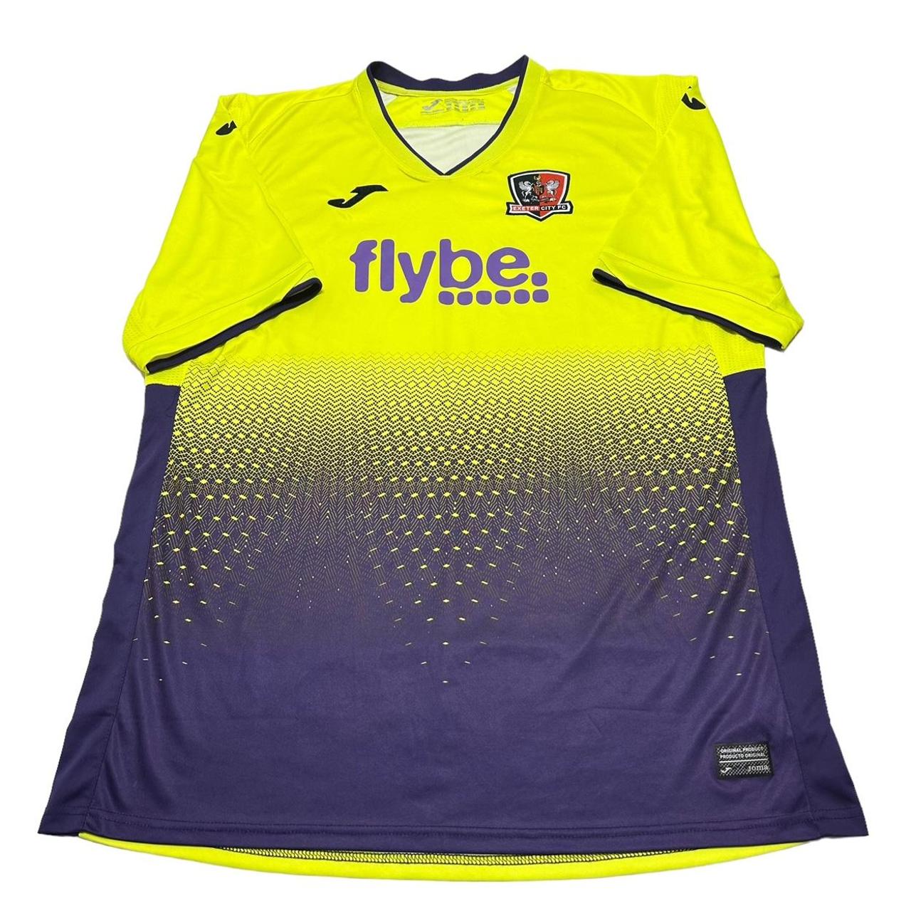 JOMA EXETER CITY Football Shirt AWAY Yellow Depop