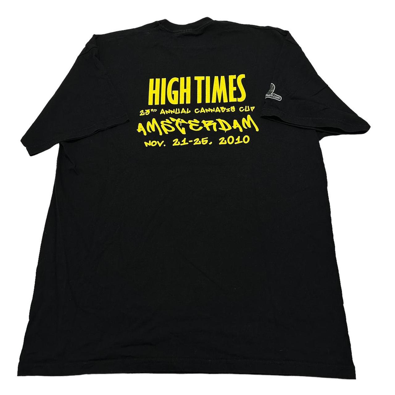 HIGHTIMES Cannabis Cup T Shirt Amsterdam Retro 2010 | Depop