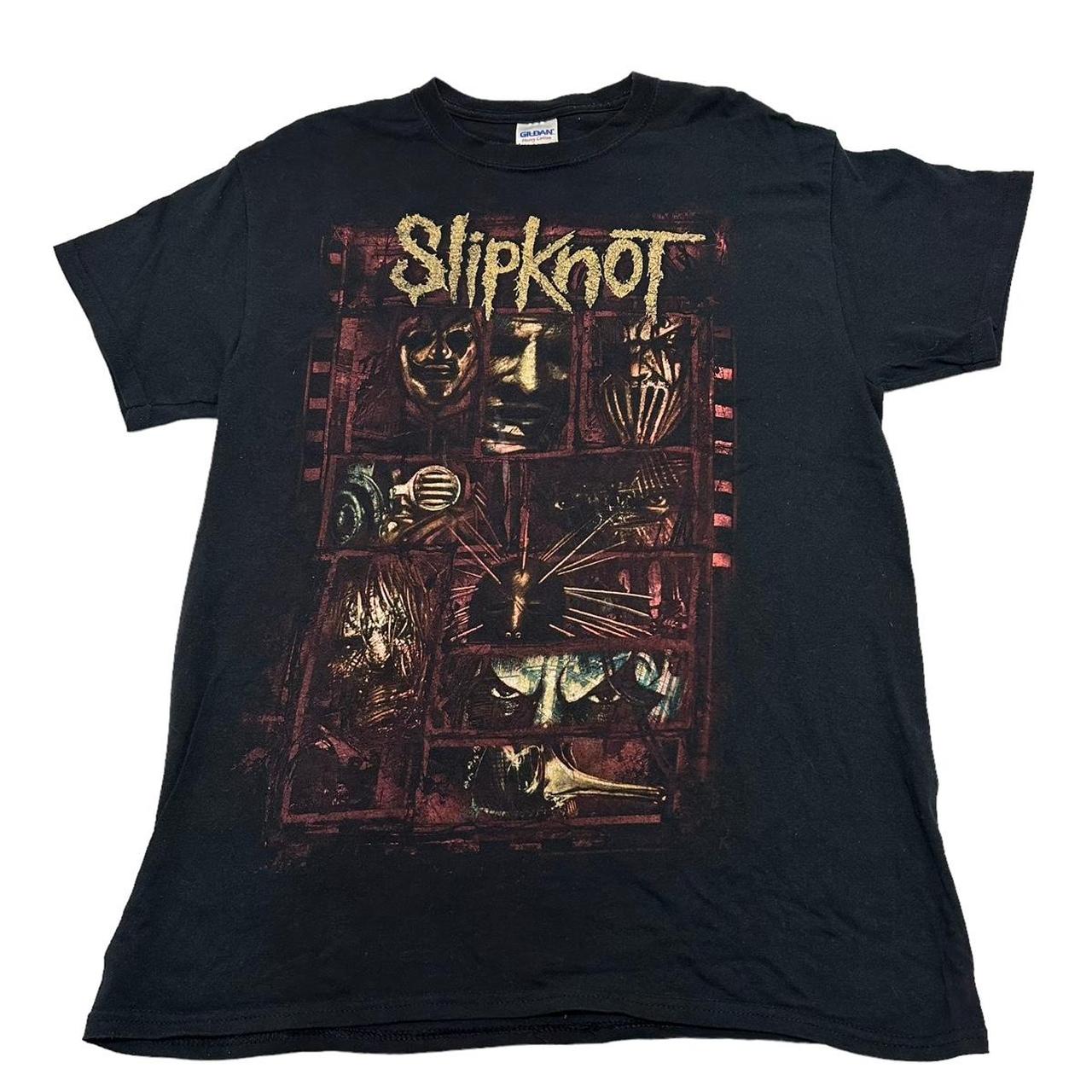 SLIPKNOT Band T shirt Retro Tour TEE 2014/15... - Depop