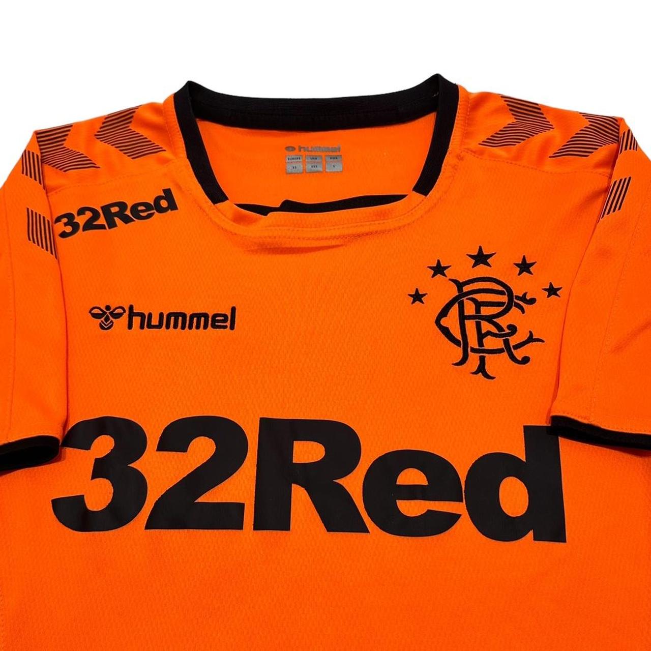HUMMEL Rangers Football Shirt AWAY Orange