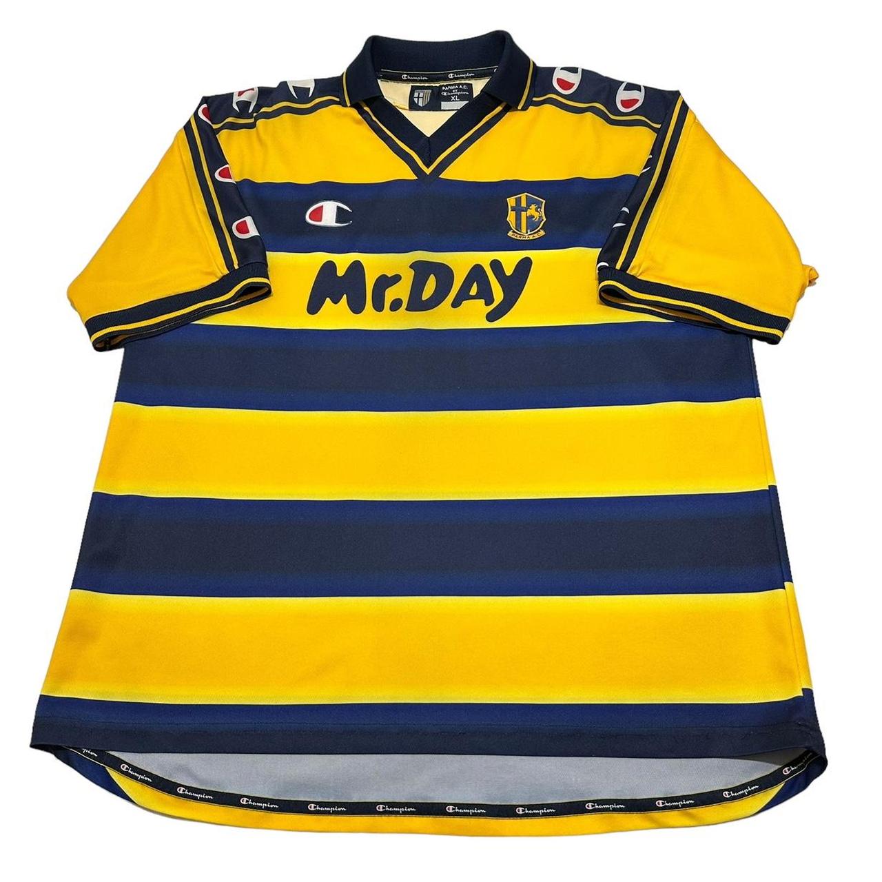 Vintage PARMA Football Shirt 2000 01 CHAMPION HOME. Depop