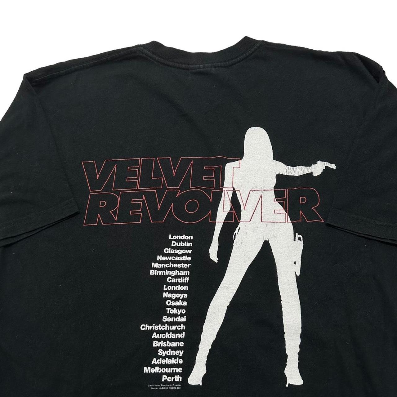 VELVET REVOLVER Tour T Shirt 2004 Band TEE Double | Depop