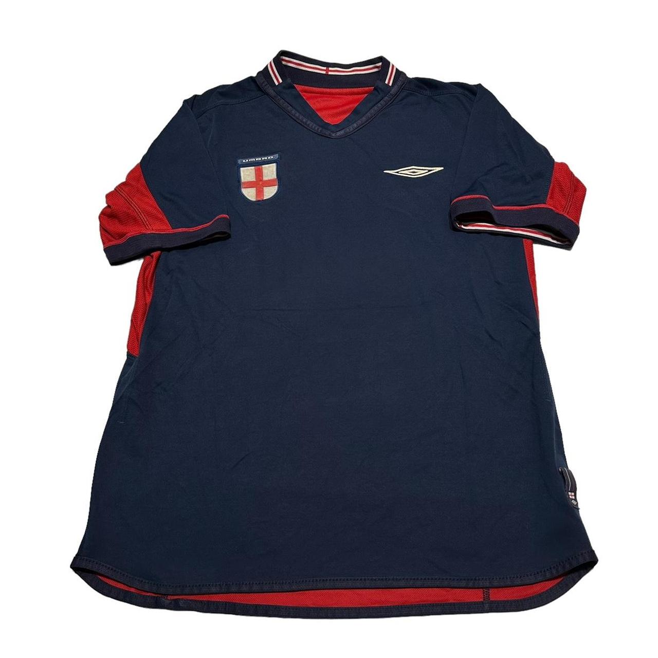 ウェア 00s UMBRO England soccer T-shirt England National Team 2002/2004 Away Umbro Soccer Jersey