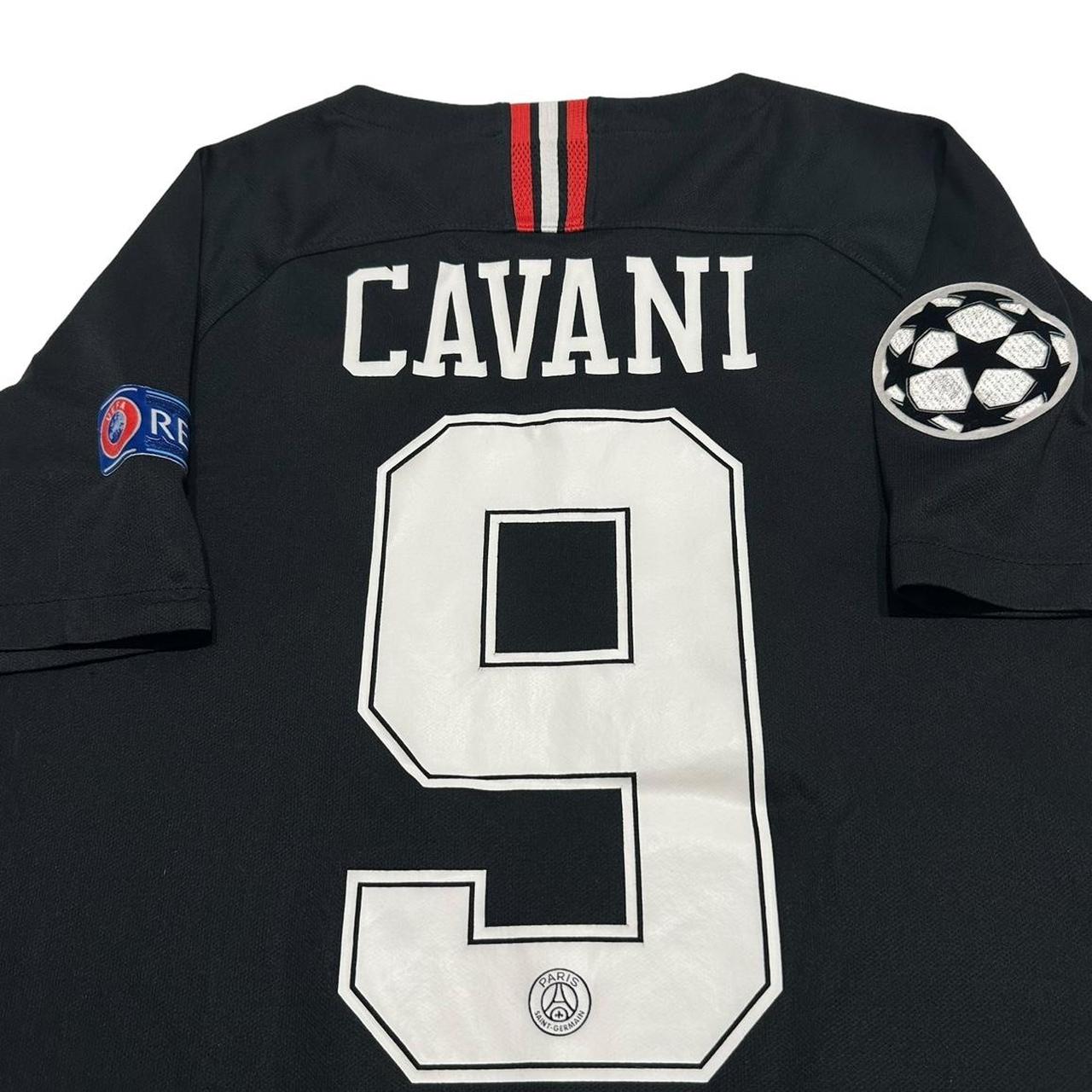 JORDAN PSG Football Shirt Cavani 9 Retro Soccer. Depop