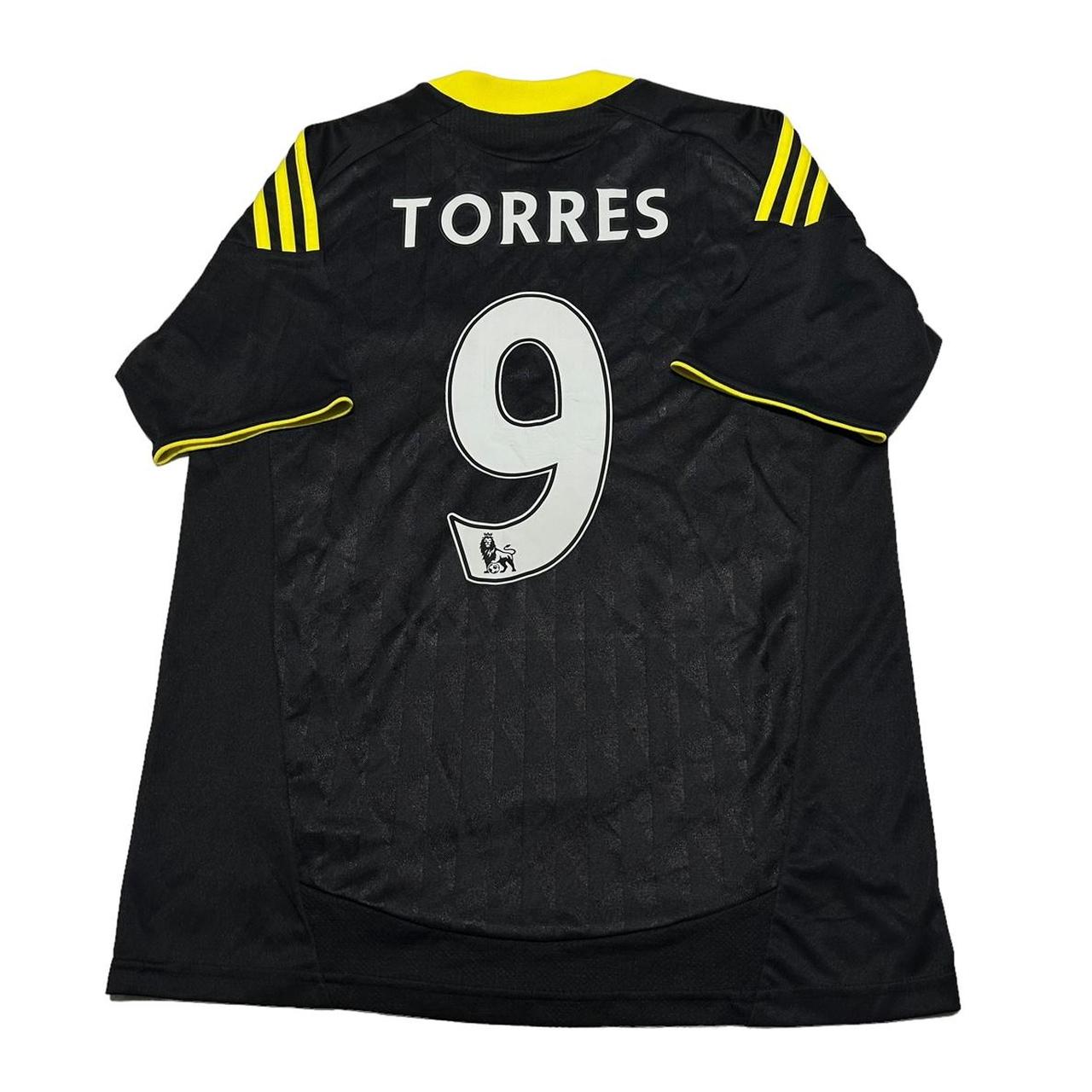 adidas スペイン代表TORRES 9 Spain 2010 Away Jersey #9 Torres Adidas Navy Blue Shirt Size