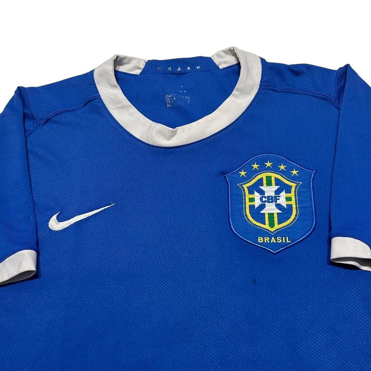NIKE BRAZIL Football Shirt 2014 Retro AWAY Soccer | Depop