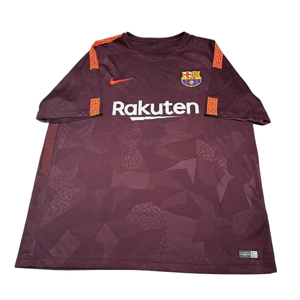 NIKE Barcelona Football Shirt Messi 10 HOME Blue & | Depop