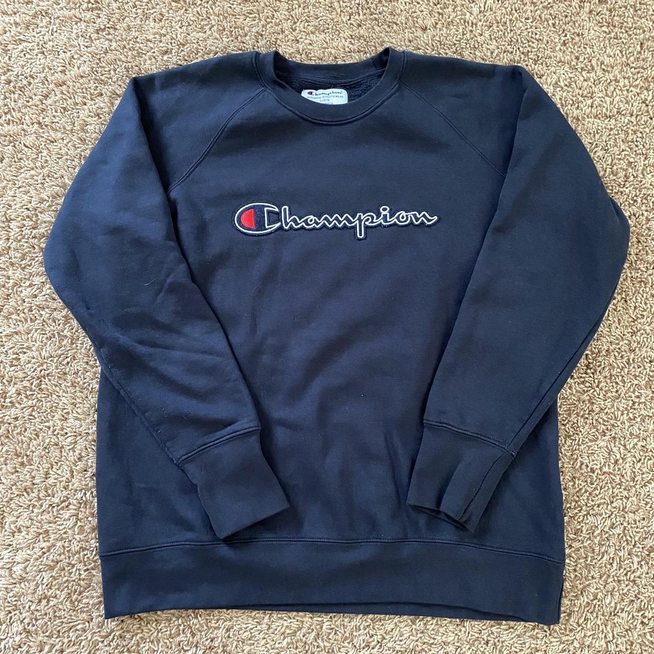 Champion Crewneck Sweatshirt Size: L Amazing... - Depop