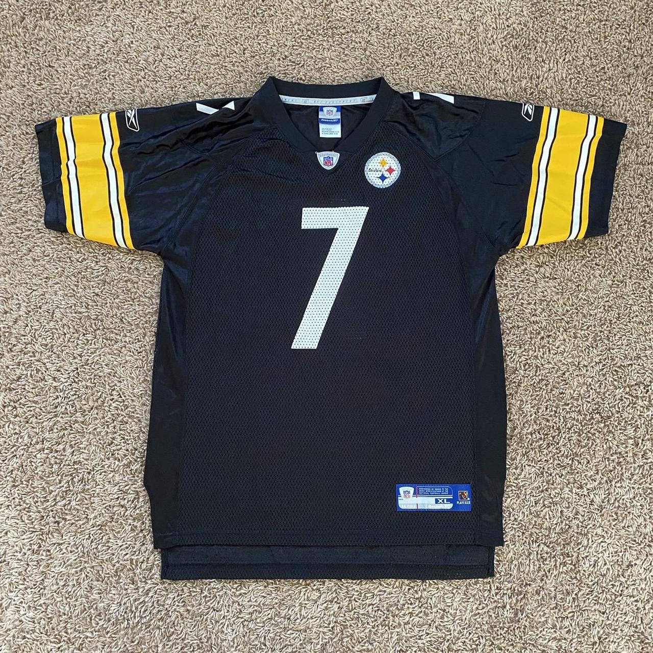 Reebok Ben Roethlisberger Pittsburgh Steelers Name & Number T