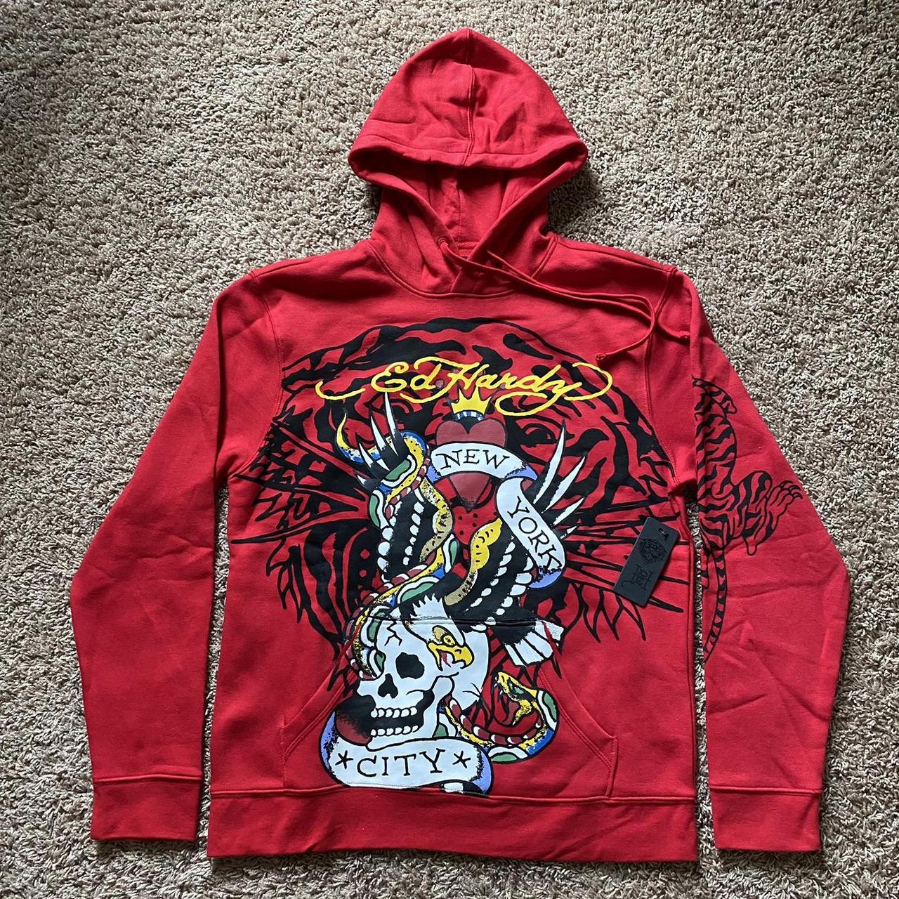 Ed Hardy Hoodie Szie on sale XL