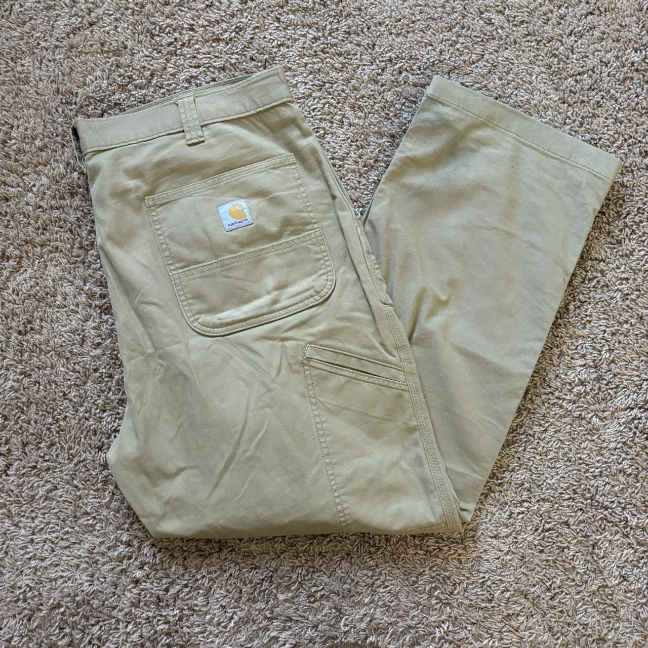 Y2K Carhartt cheapest Carpenter Khaki Pants Size 38”