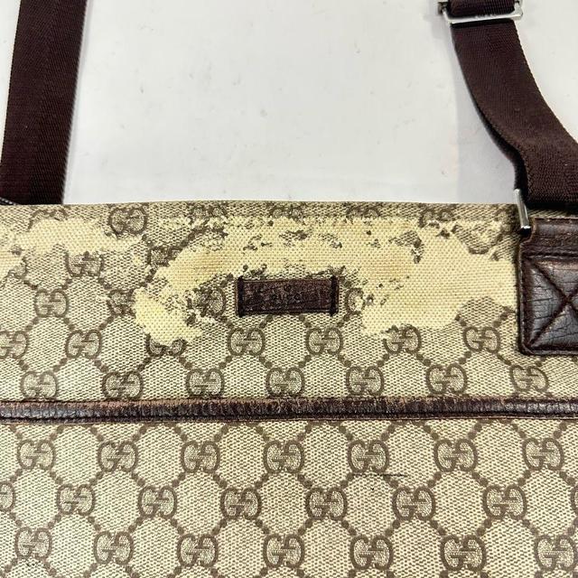 Vintage gucci monogram sling bag messenger - Depop