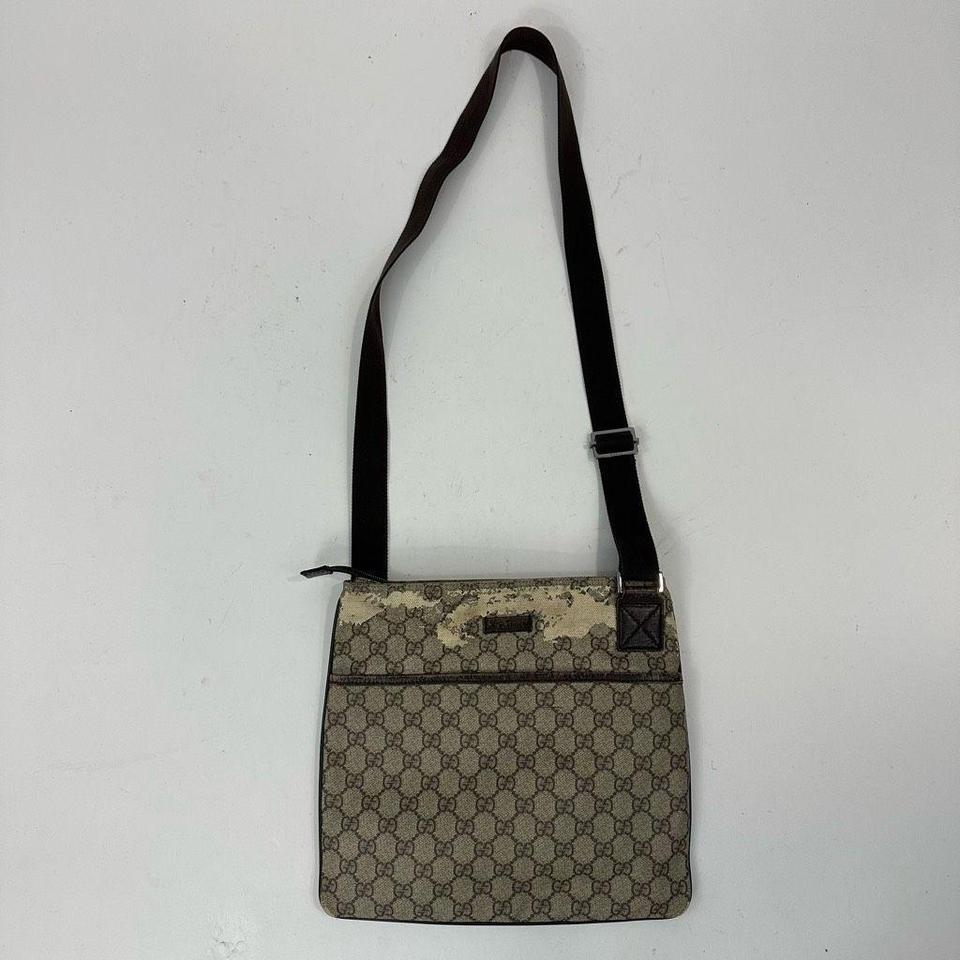 Vintage gucci monogram sling bag messenger - Depop