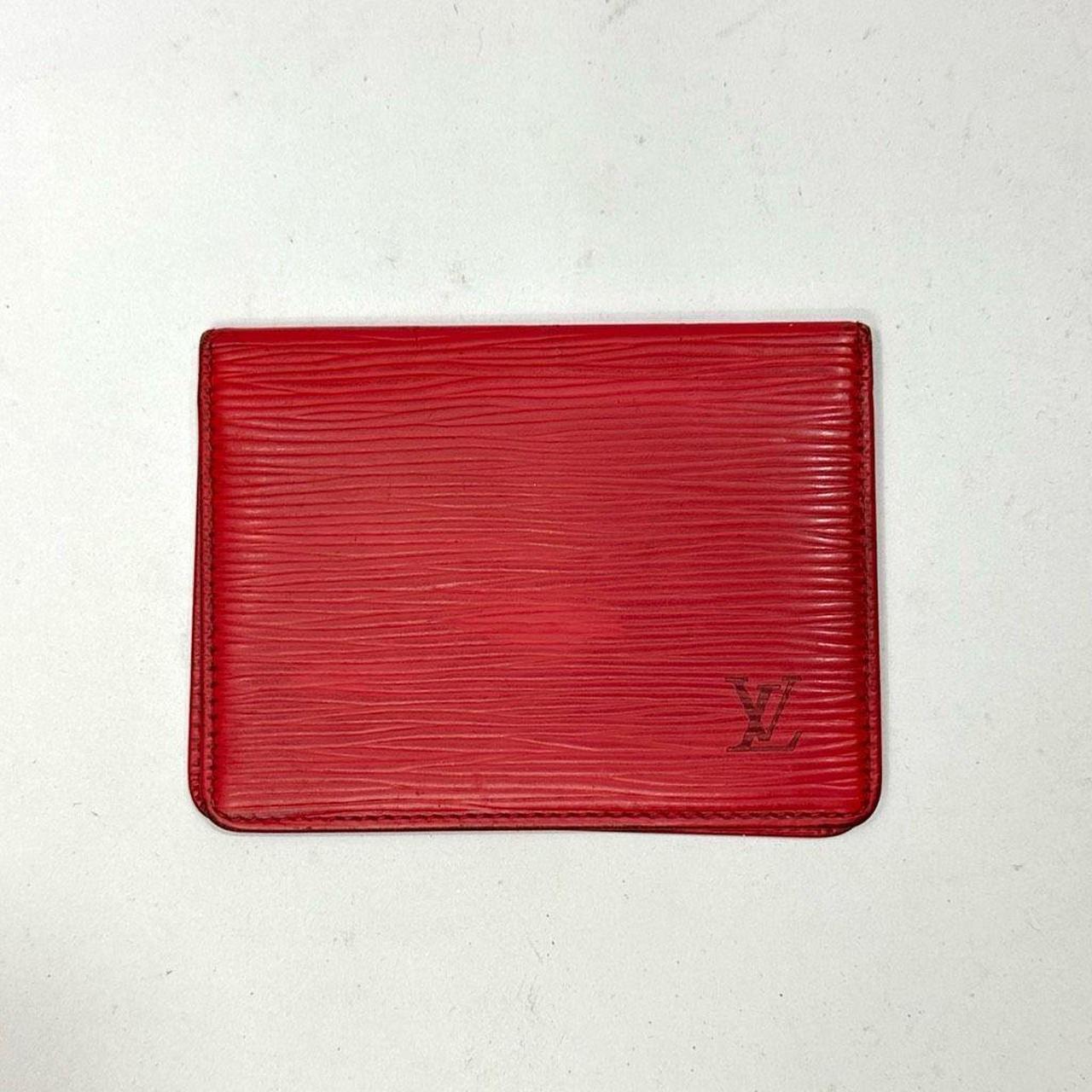 Louis Vuitton, Bags, Vintage Louis Vuitton Red Epi Bifold Wallet