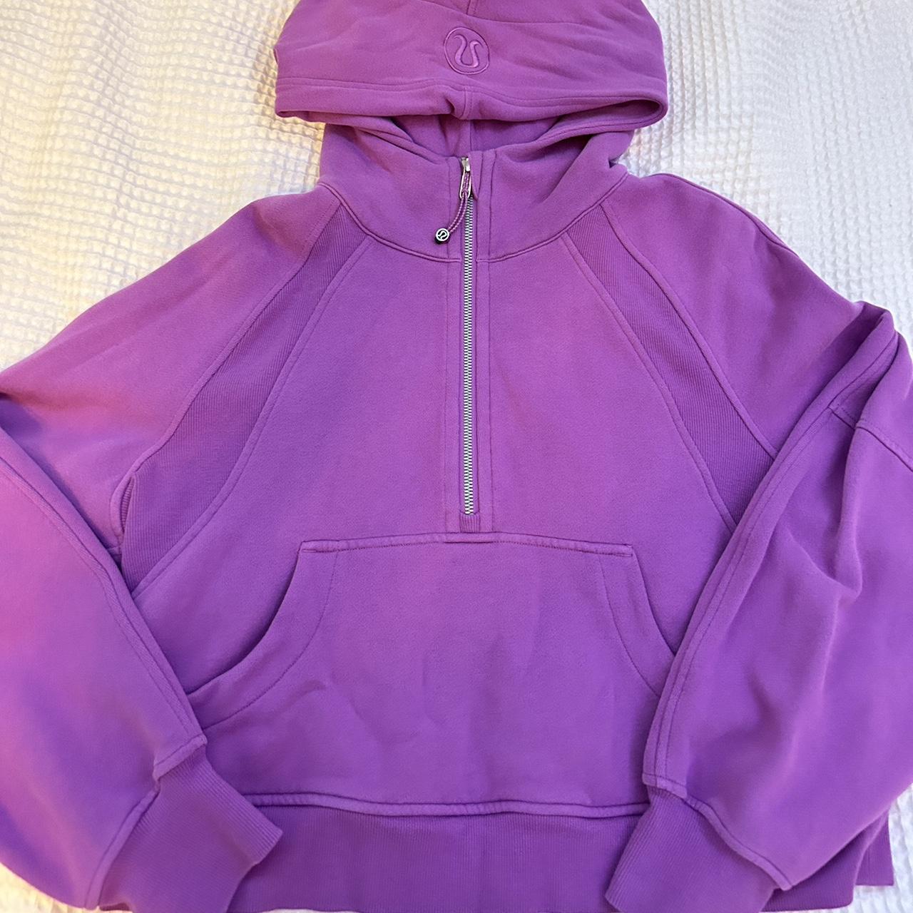 xs/s lululemon scuba jacket in moonlight magenta. no... Depop
