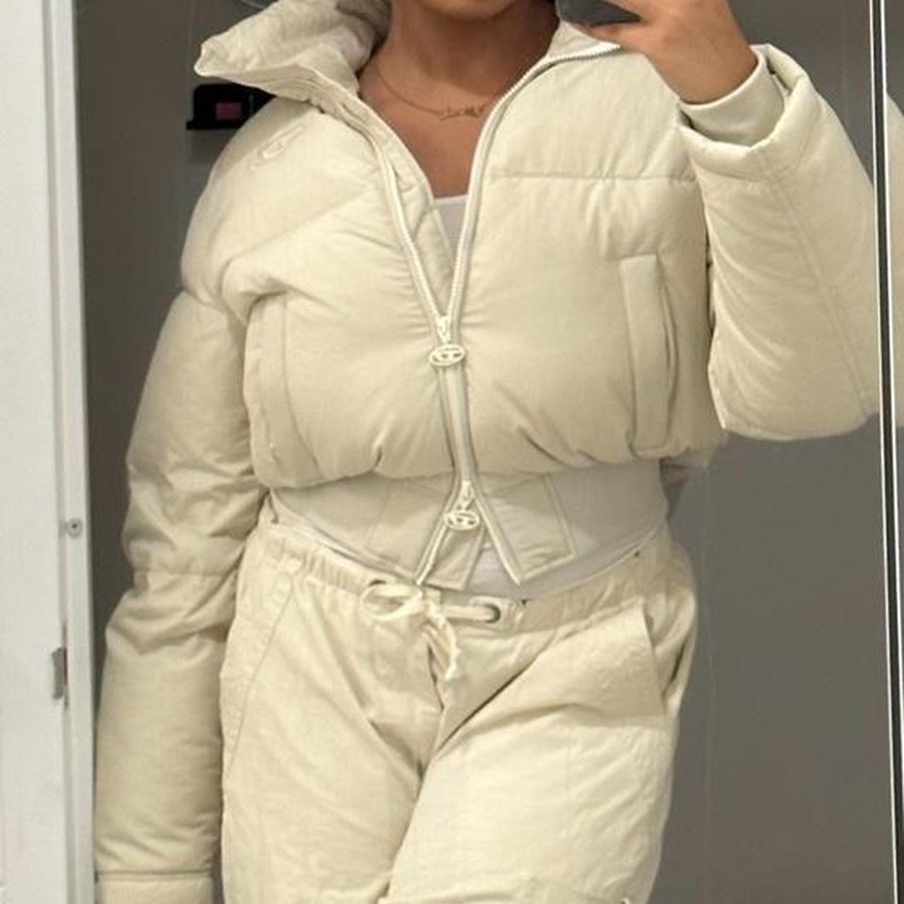 DIESEL W Peyton Down Jacket in Cream💛 • | Depop