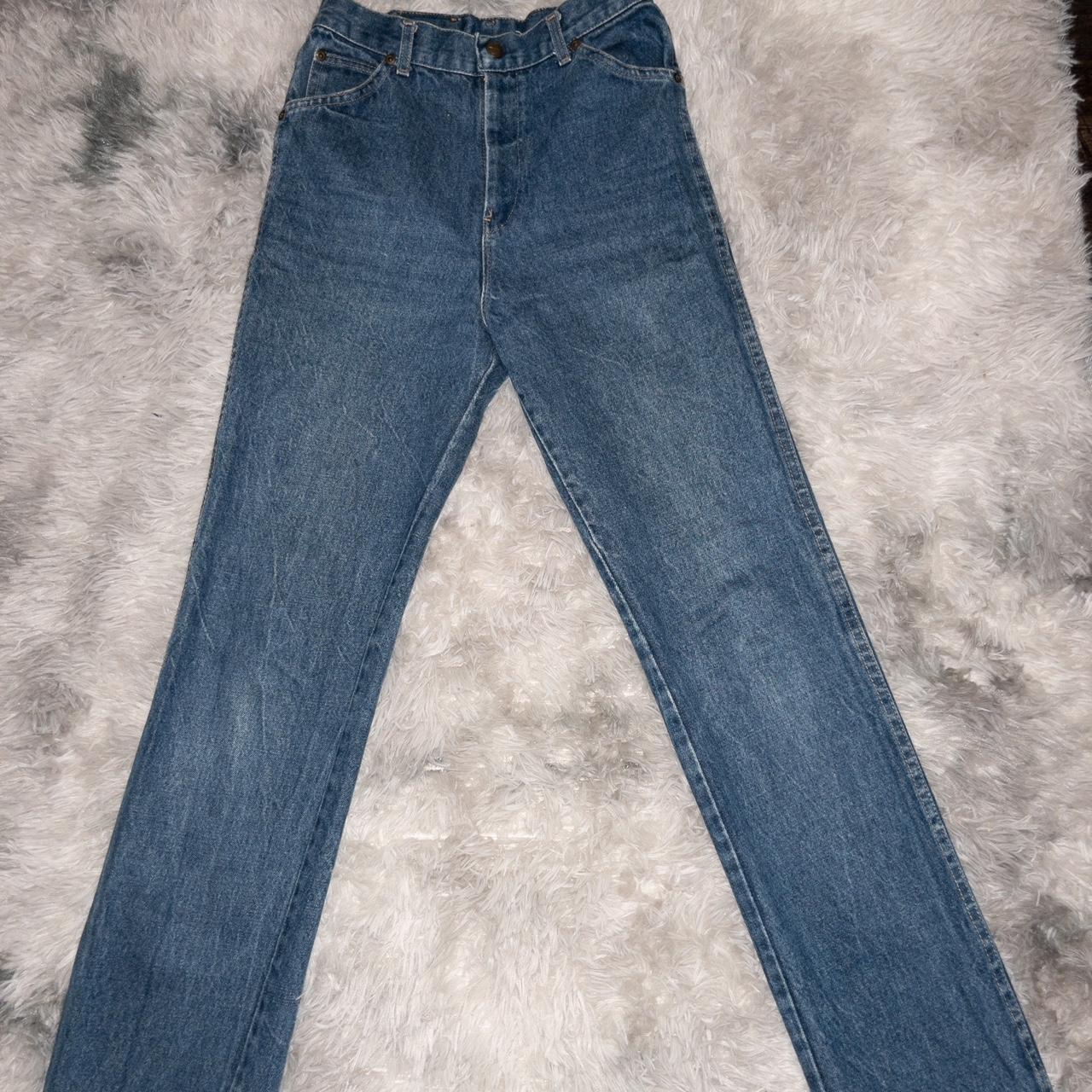 Michel Andre Boy Jeans size: 28x40 very straight... - Depop