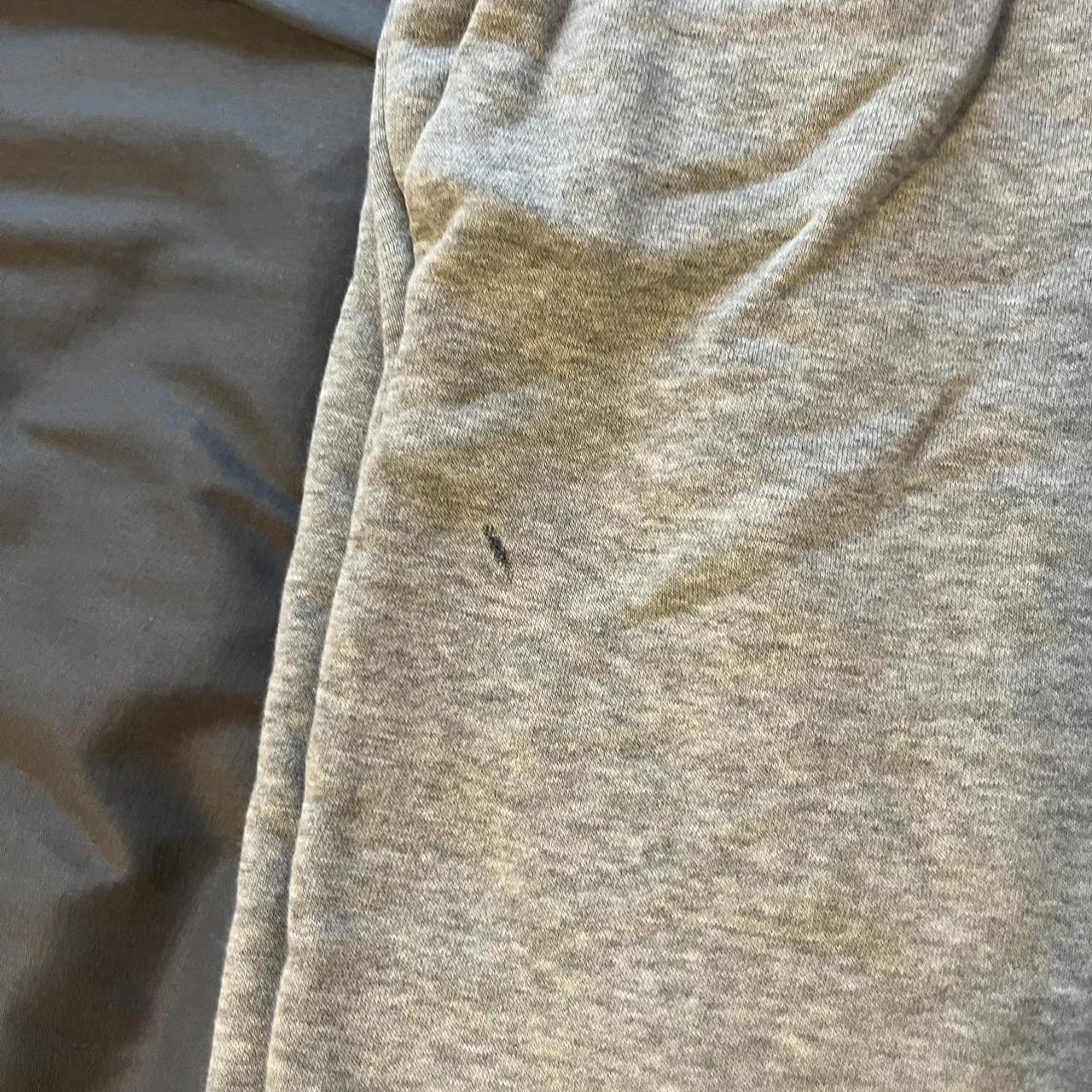 nike grey joggers black tick
