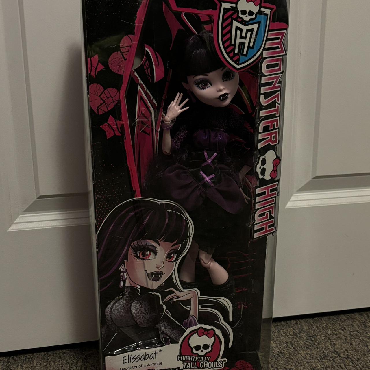 Monster High 18” Frightfully Tall Ghouls Elissabat - fashion New in box