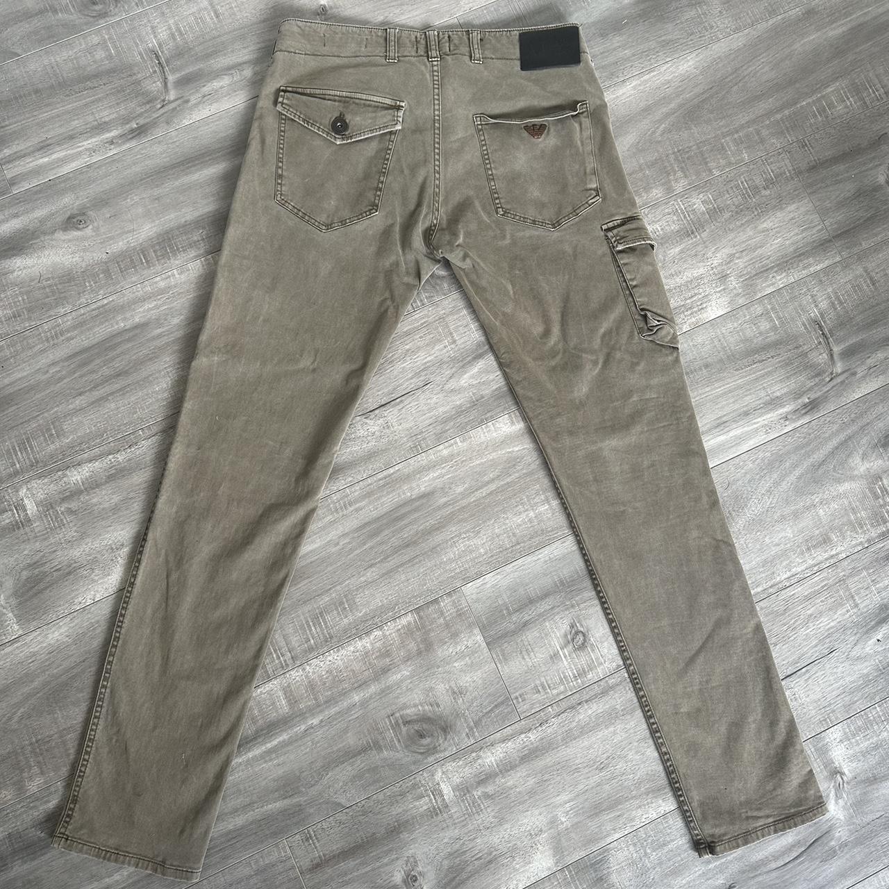 Armani Jeans Men's Khaki and Tan Trousers (3)