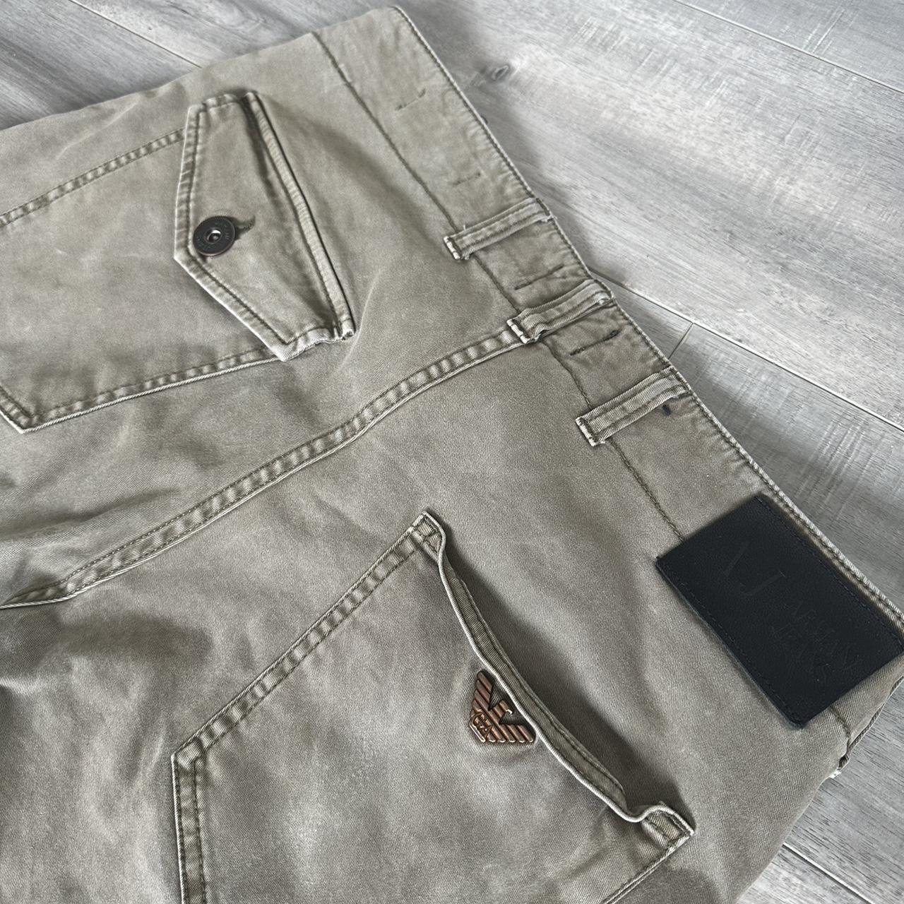 Armani Jeans Men's Khaki and Tan Trousers (4)