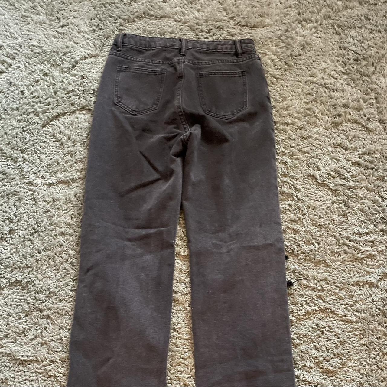 Small charcoal ripped jeans, great condition, SHEIN Depop