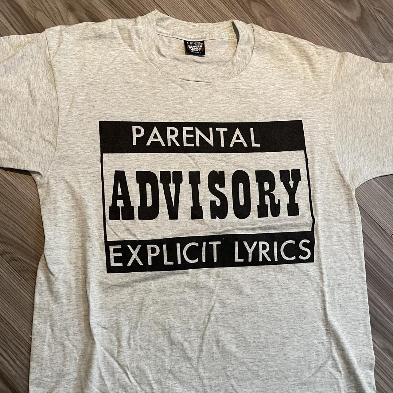 90’s PARENTAL ADVISORY Tee hiphop 90s Parental Advisory Vintage Rap Hip Hop Tee Shirt | Depop