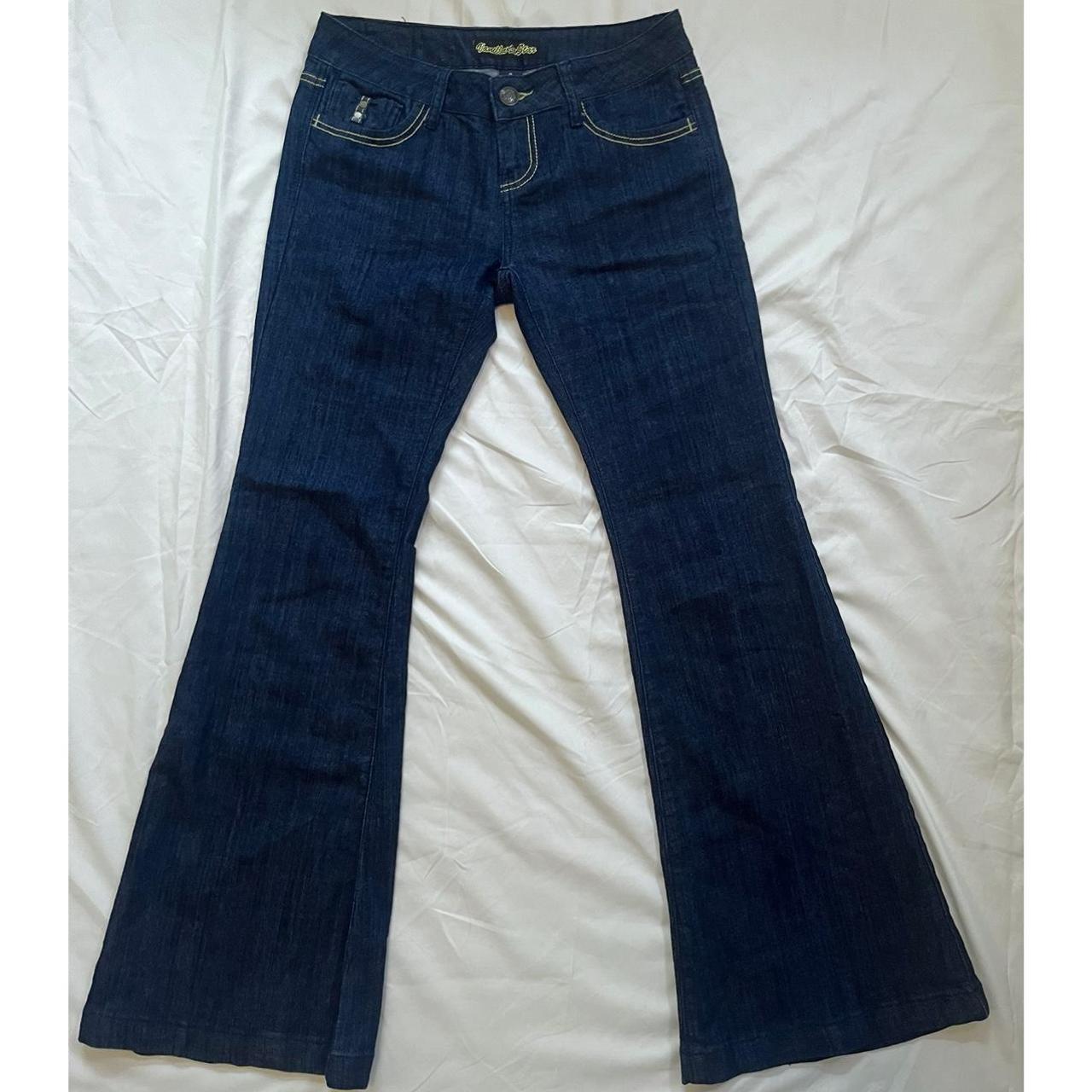 Vanilla Star Butterfly Jeans Size 9 W = 15’ L =... - Depop