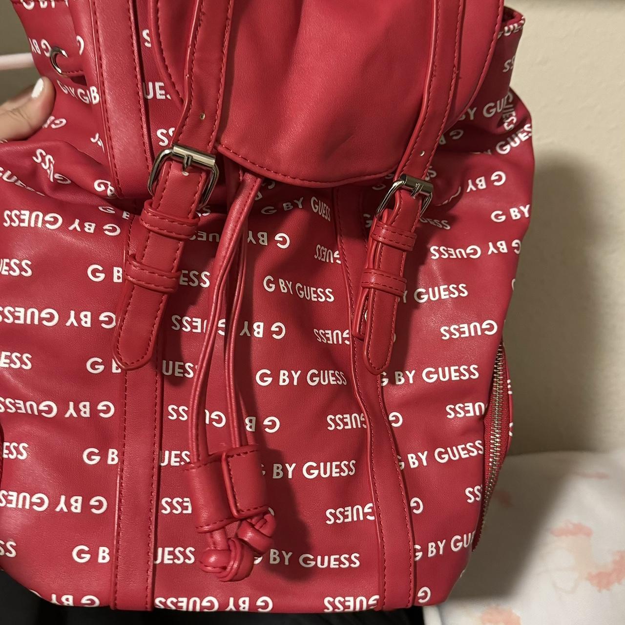 Guess red cheap backpack