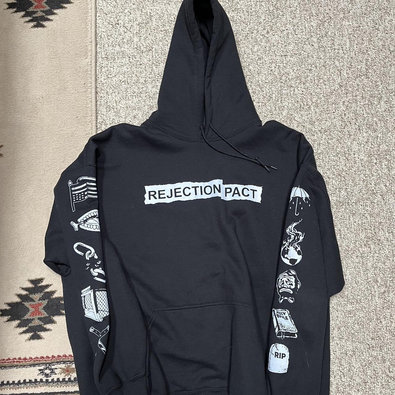 Rejection Pact Boise hardcore “Can We Wait” hoodie.... - Depop