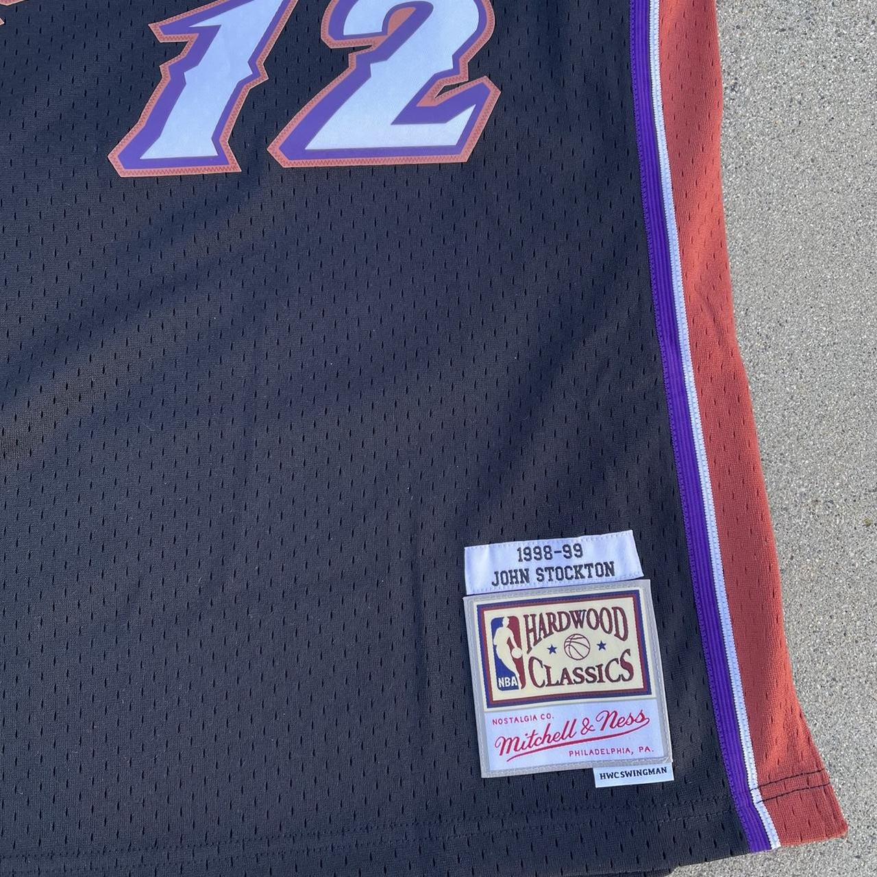 Hardwood Classic Swingman Jersey - John Stockton - Black - HWC 90s