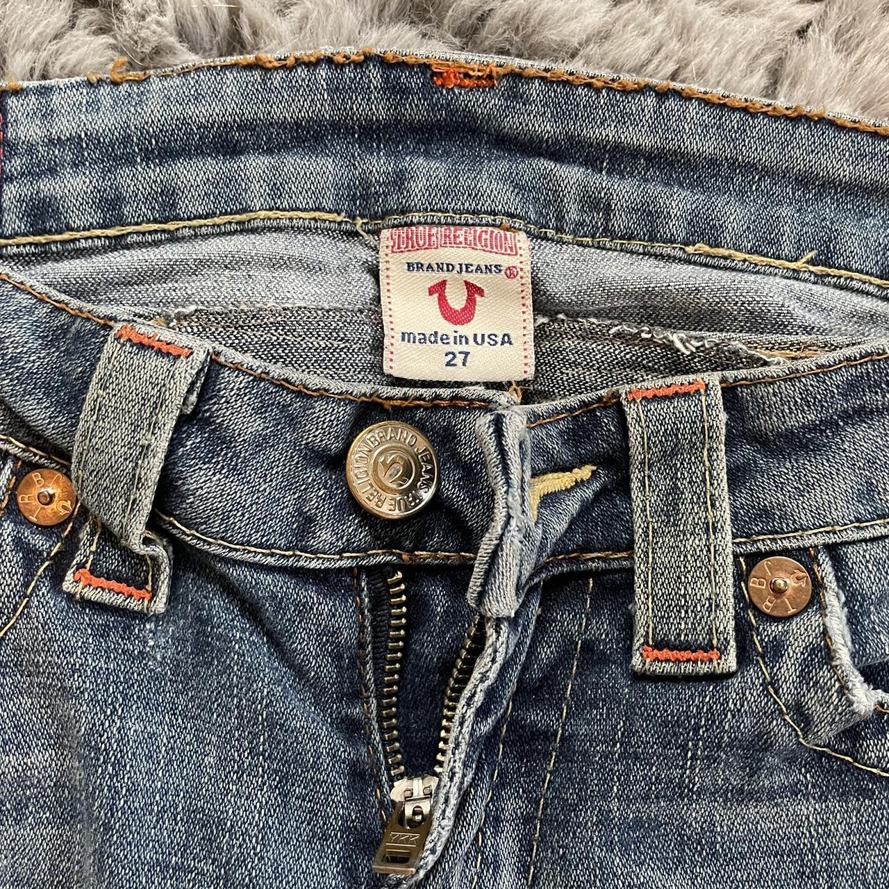 AUTHENTIC TRUE RELIGION JEANS SIZE 27” SELLING AS... - Depop