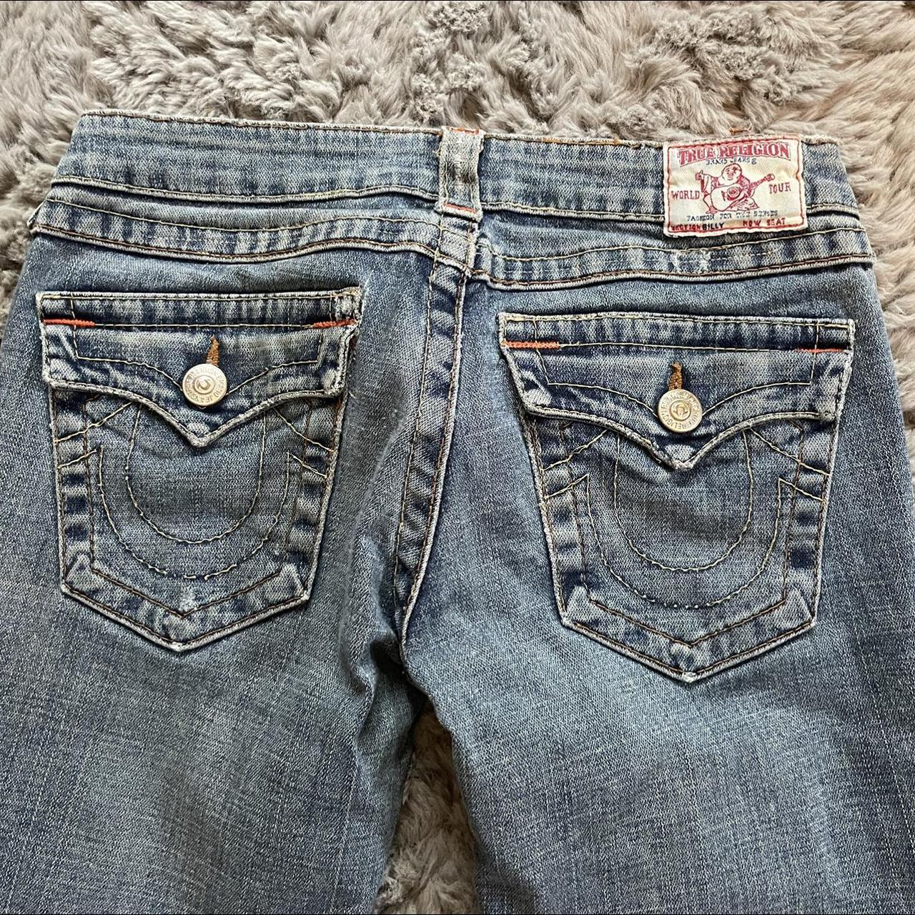 AUTHENTIC TRUE RELIGION JEANS SIZE 27” SELLING AS... - Depop