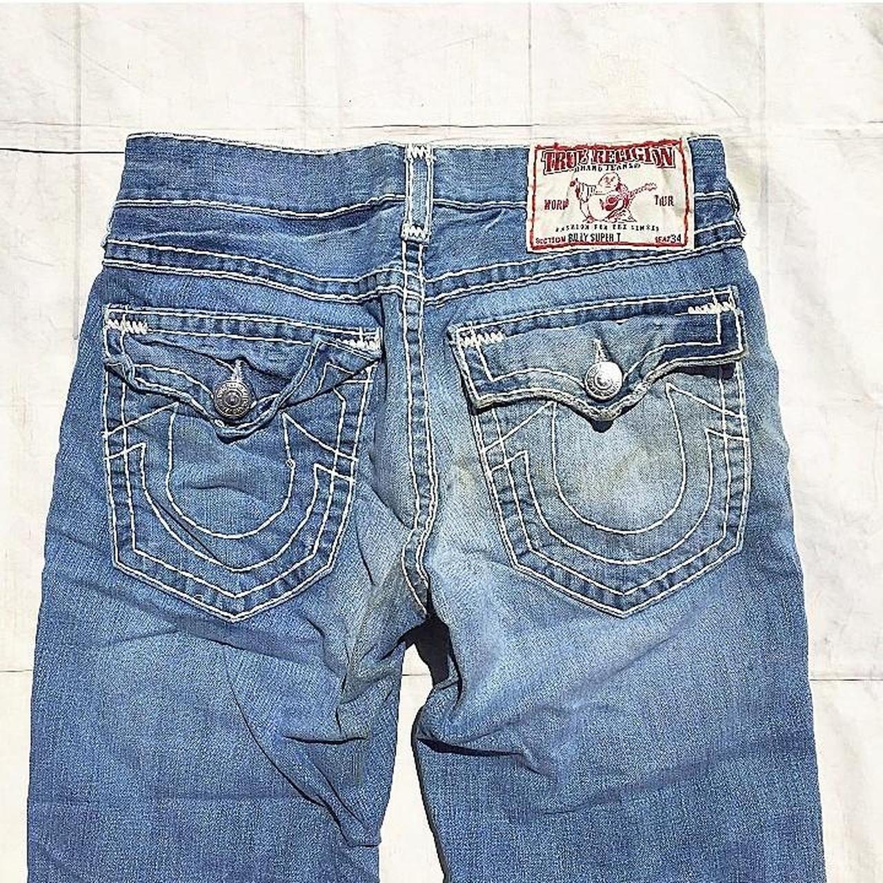 Vintage True Religion Billy Super T Jean Denim... - Depop