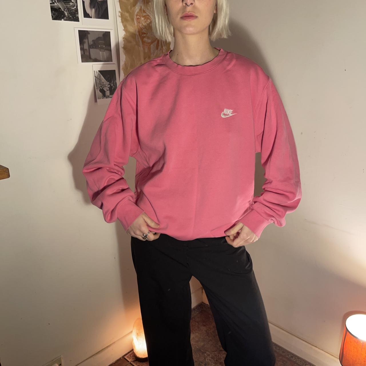 nike hot pink sweater