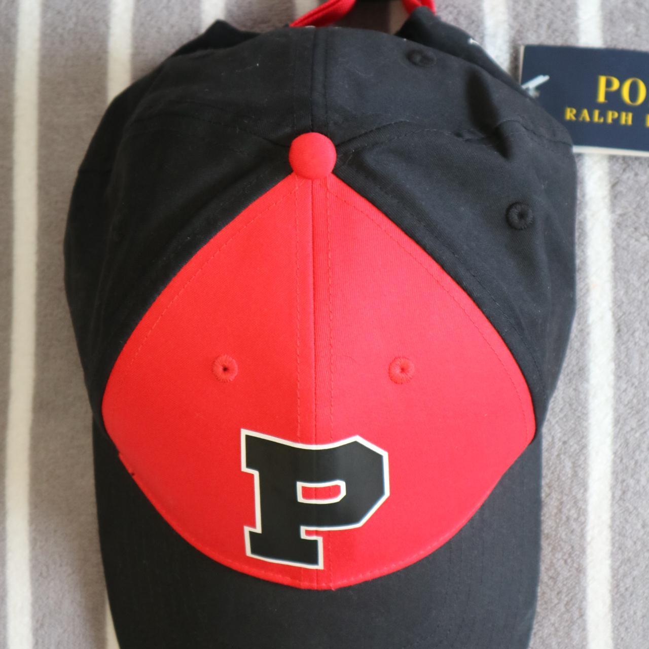 Polo Ralph Lauren Red And Black Colourblocked P Cap