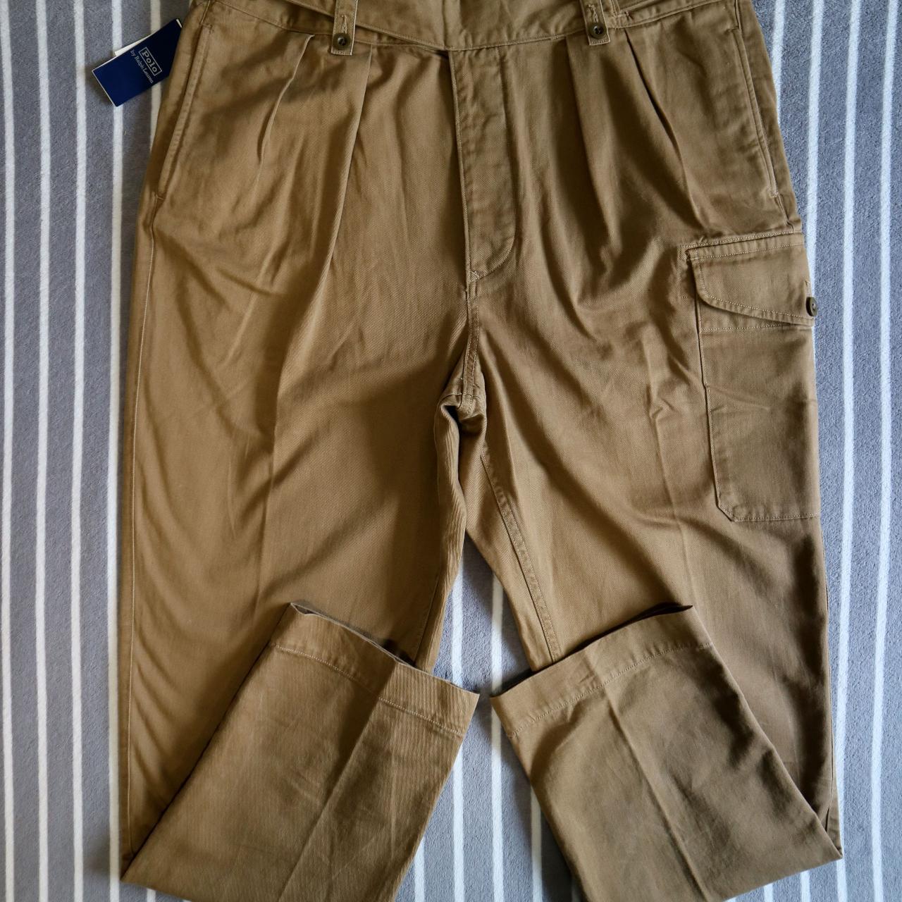 Polo Ralph Lauren Double-Pleated Gurhka Relaxed Fit | Depop