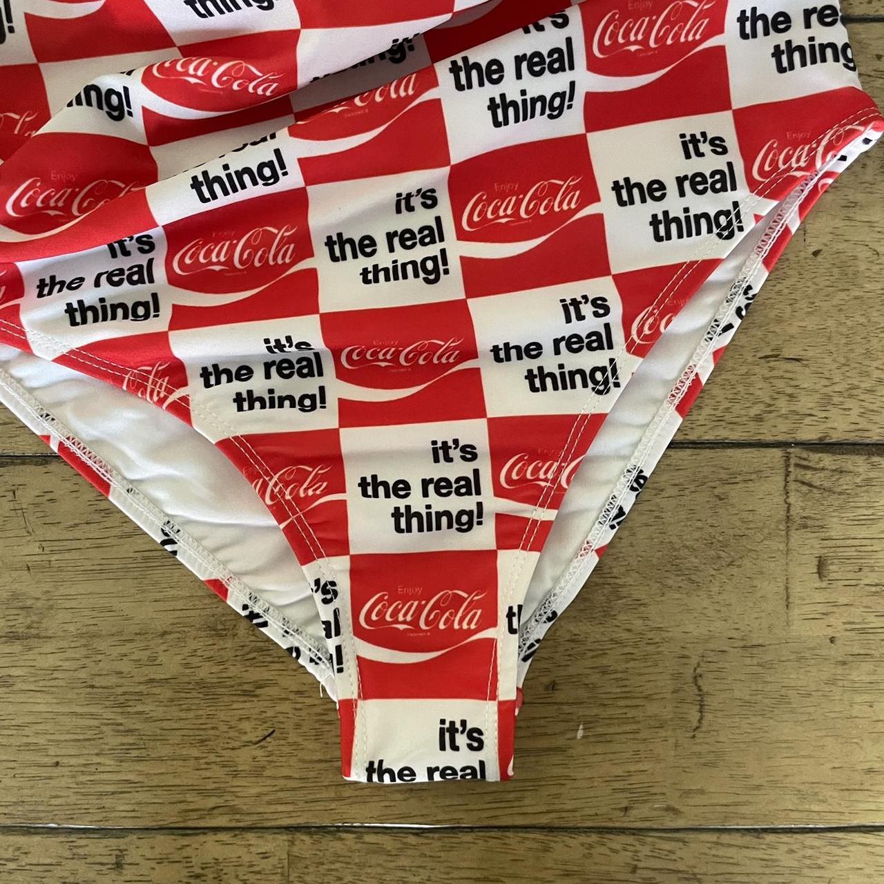 Forever 21 x Coca-Cola One Piece Swimsuit Depop