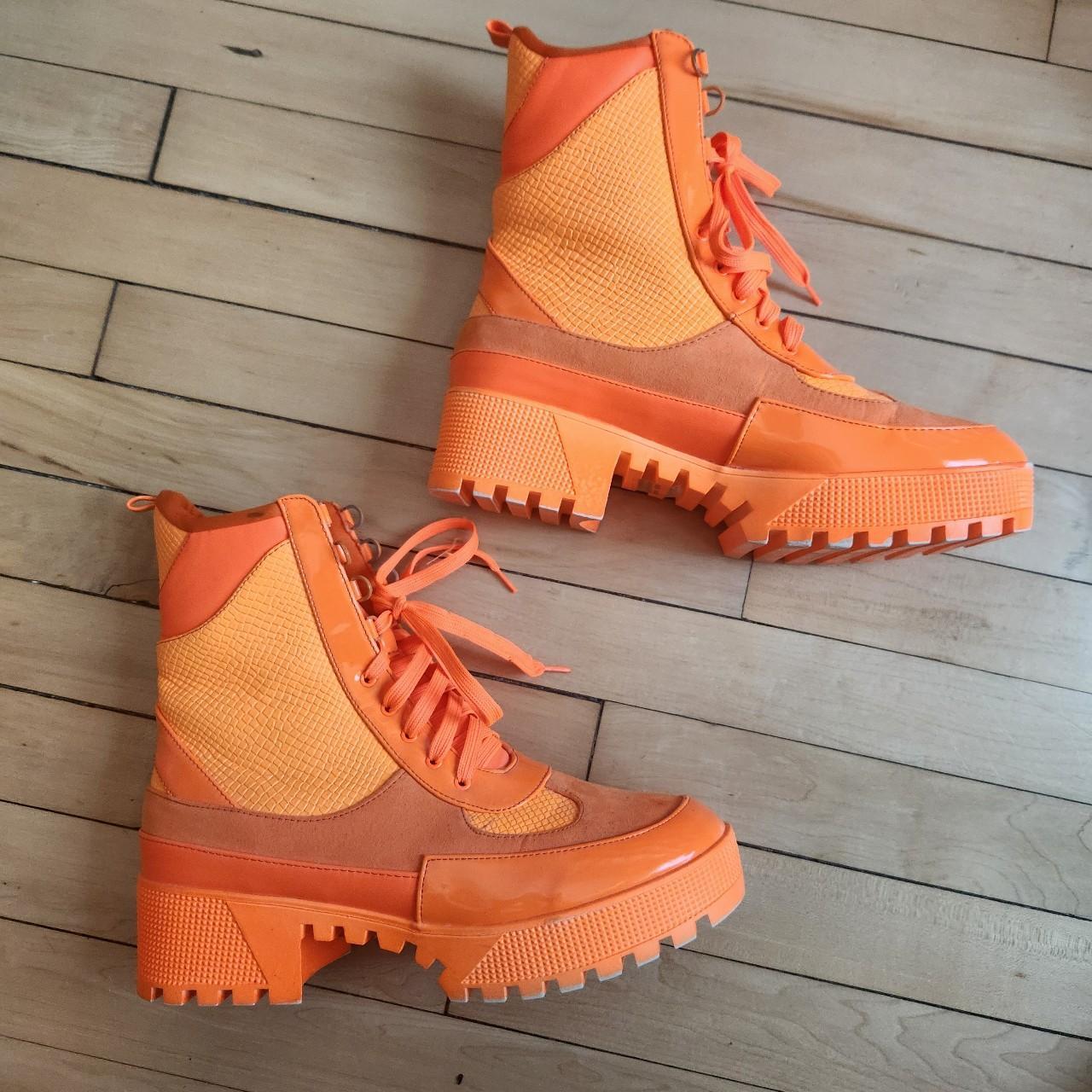 Dolls kill clearance orange boots