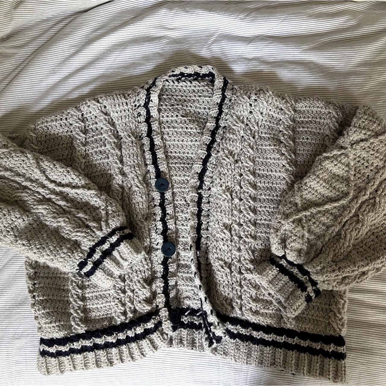 crochet taylor swift folklore cardigan🌛 handmade Depop